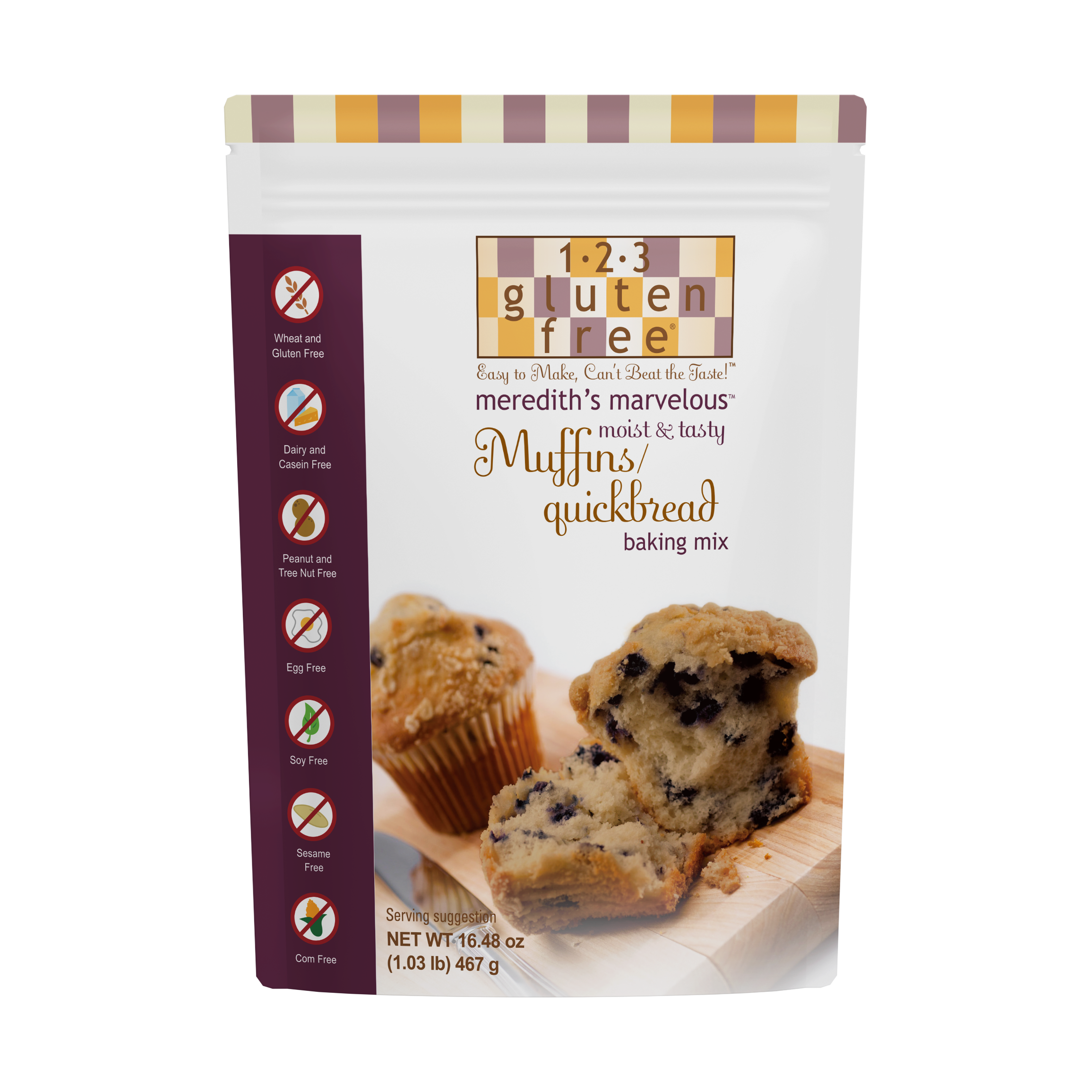 Meredith's Marvelous Muffin/Quickbread | 1-2-3 Gluten Free
