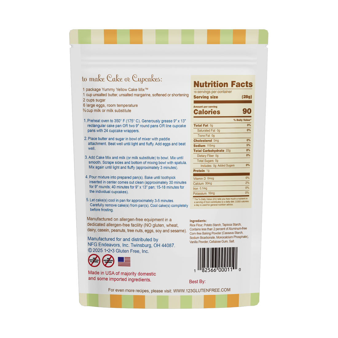 Yummy Yellow Cake Mix