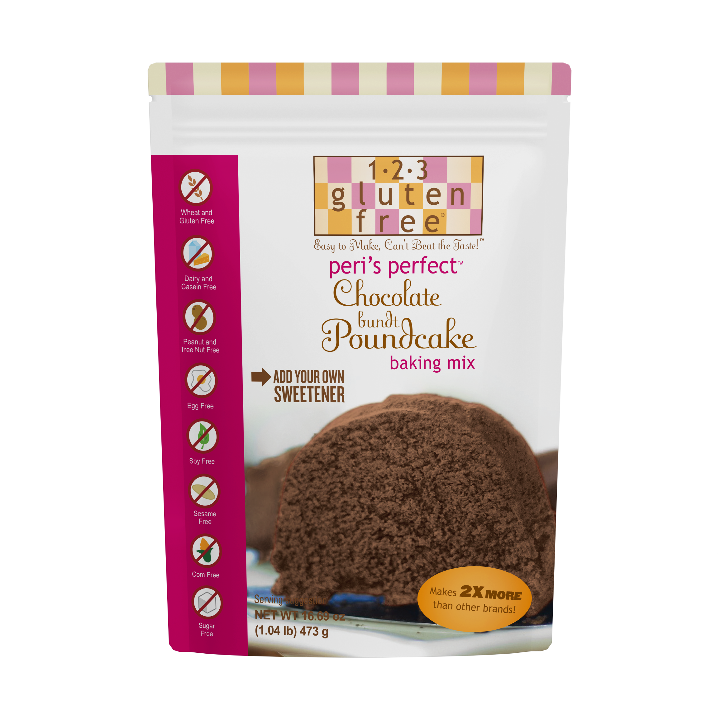 Add-Your-Own Sweetener Peri's Perfect Chocolate Bundt Poundcake