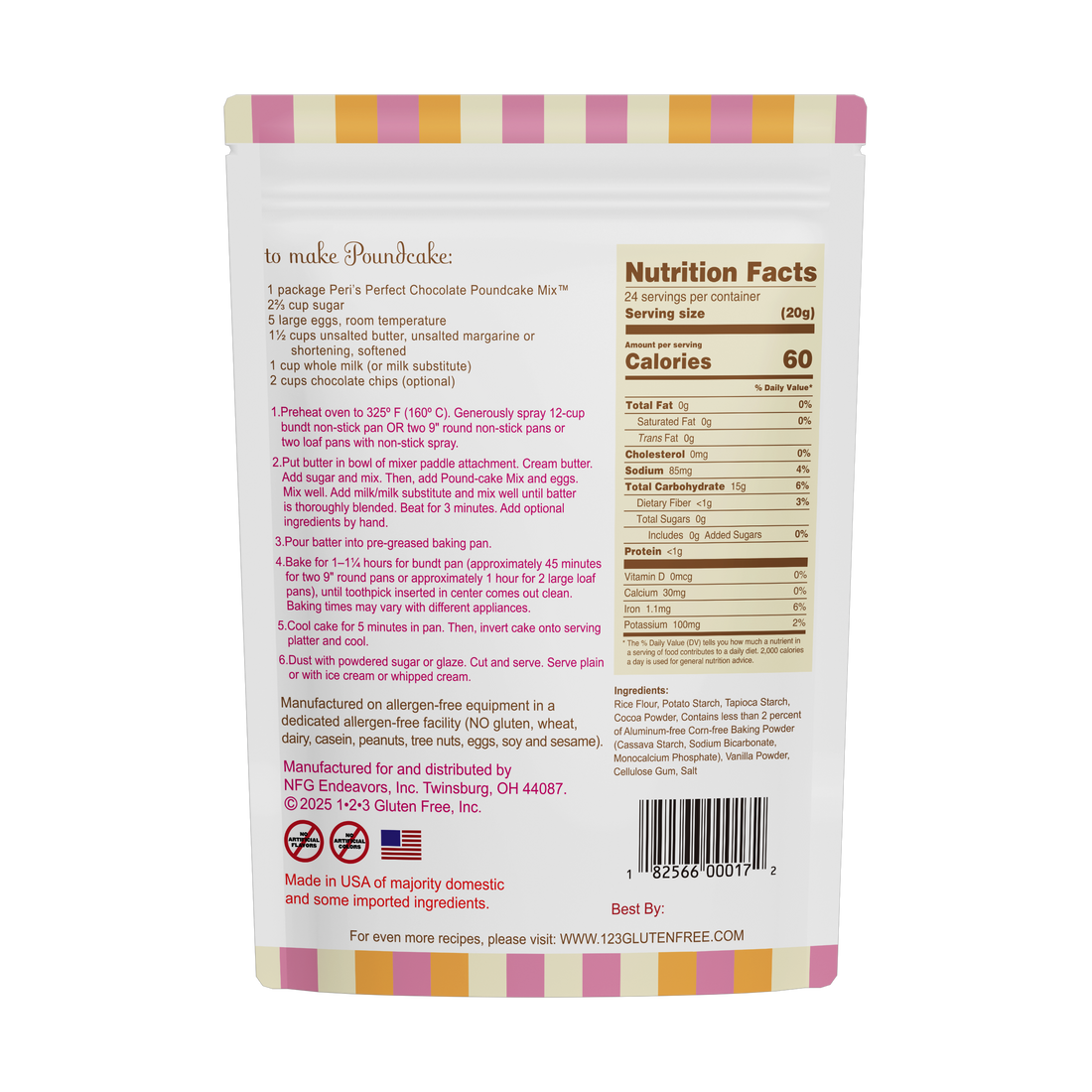 Add-Your-Own Sweetener Peri's Perfect Chocolate Bundt Poundcake