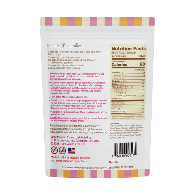 Add-Your-Own Sweetener Peri's Perfect Chocolate Bundt Poundcake