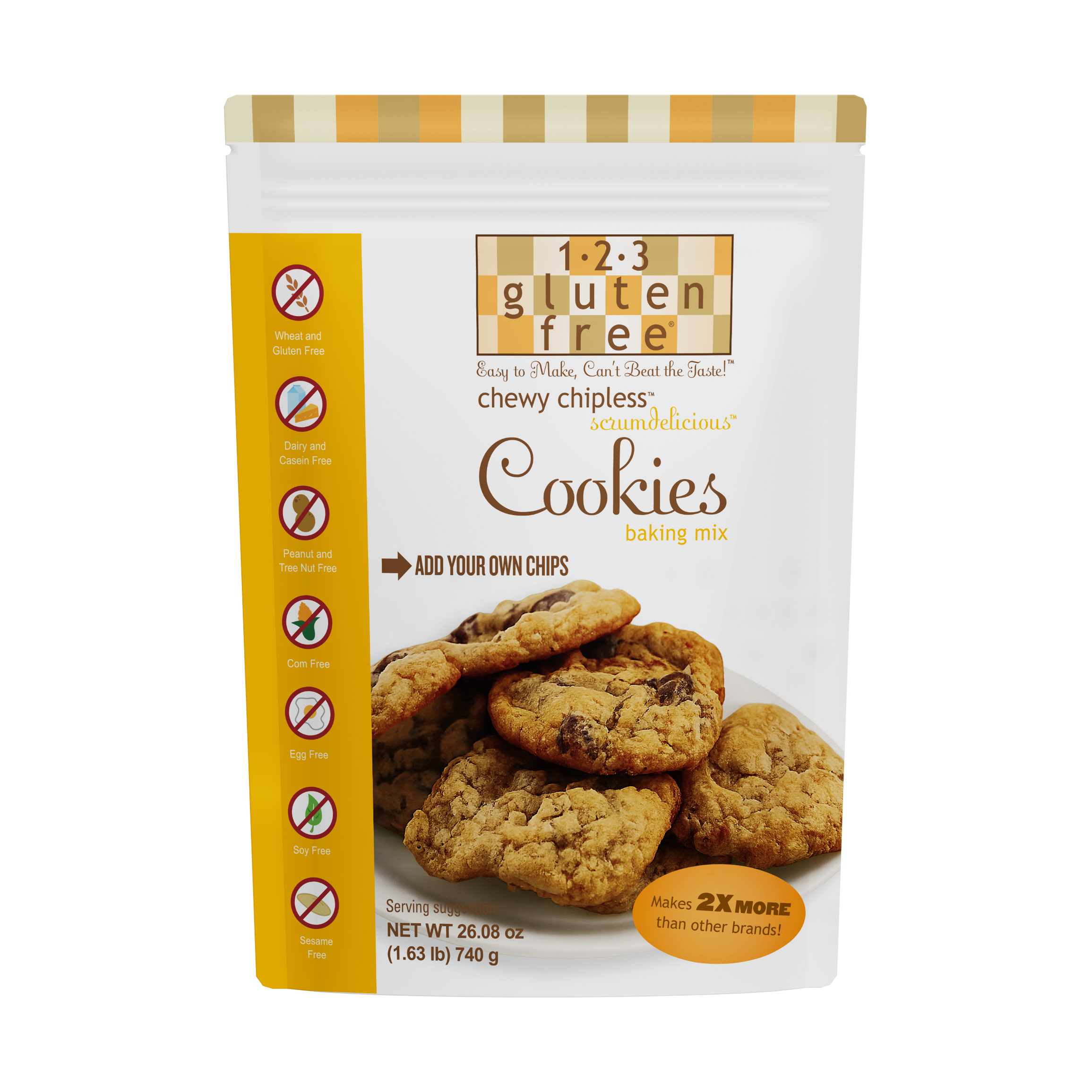 Chewy Chipless Scrumdelicious Cookie Mix