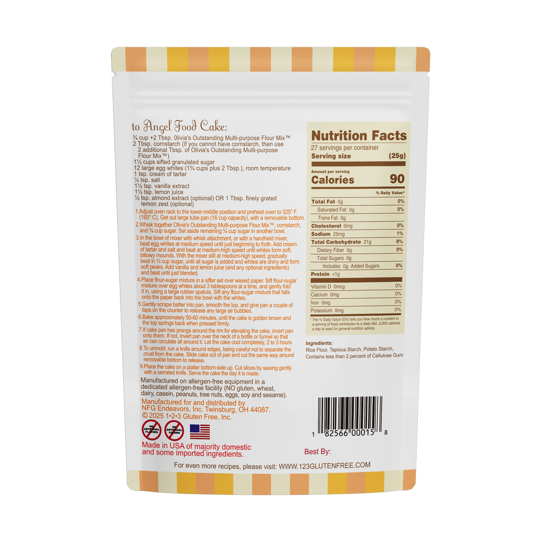 Olivia's Outstanding Multi-Purpose Gluten-Free Flour Mix