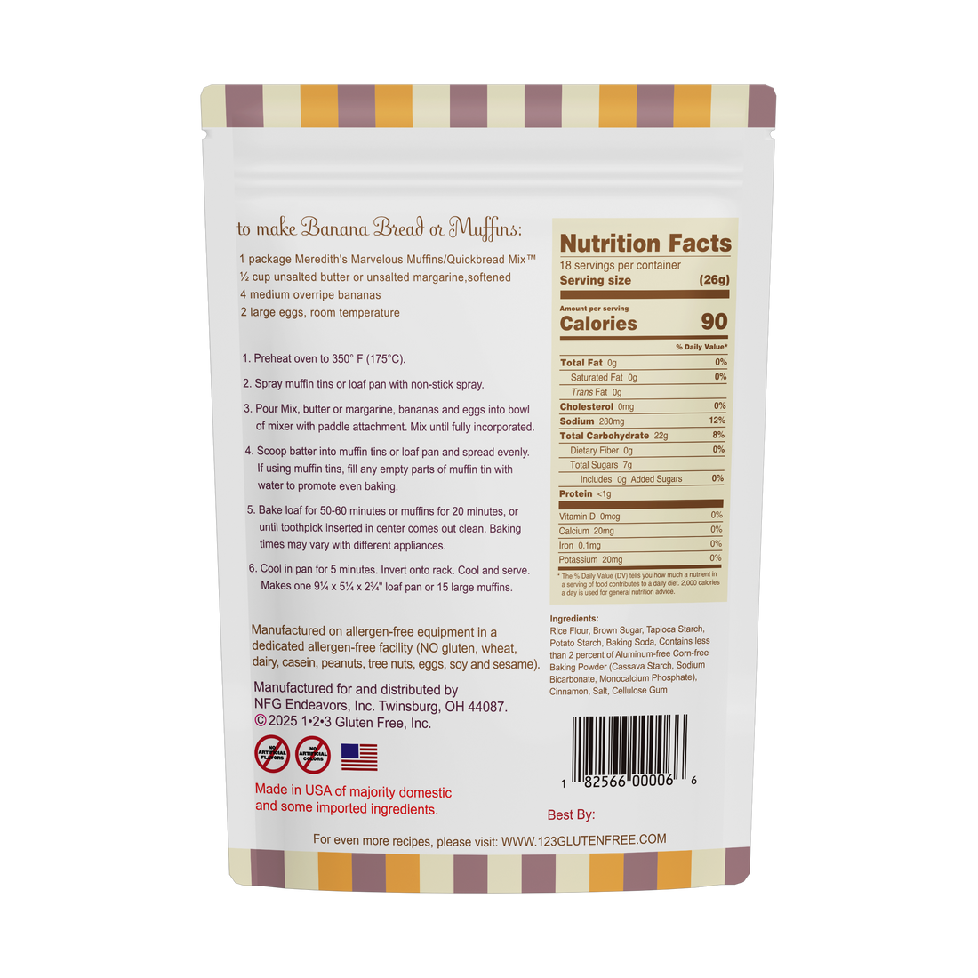 Meredith's Marvelous Muffin/Quickbread