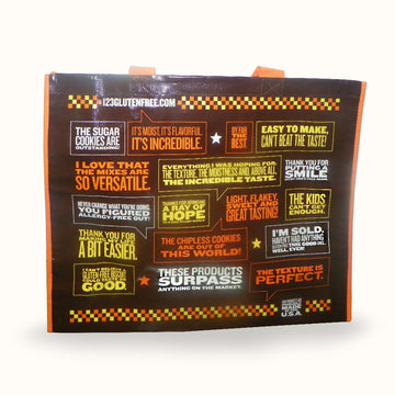 Reusable 1-2-3 Gluten Free Shopping Bag